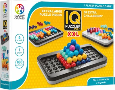 Produktbild von Smart Games Logikspiel IQ Puzzler Pro XXL, Denkspiel, Knobelspiel, Spielzeug, ab 6 Jahren, SG 455 XL