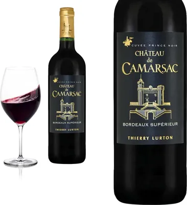 Produktbild von 2022 Bordeaux Supérieur PRINCE NOIR Château de Camarsac Thierry Lurton Rotwein