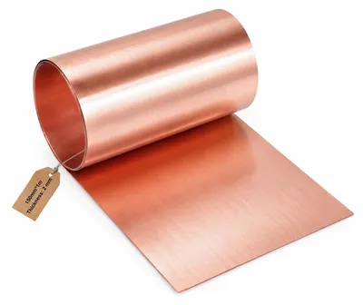 Kupferblech Rolle 0,2 mm x 150 mm x 1 m, 99,9% rein