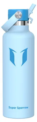 Produktbild von Sparrow Trinkflasche Edelstahl 750ml FlipFlow Thermosflasche mit Strohhalm