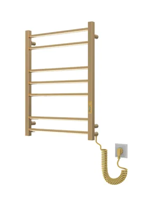 Zdjęcie produktu dla ELNA Ladder Lux 7 Grzejnik łazienkowy elektryczny 103W 71x53 cm złoty