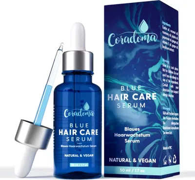 Blaues Haarserum Anti Haarausfall Serum für Frauen und Männer Haarwachstum Beschleunigen - Blue Hair Growth Oil auf natürlicher Basis