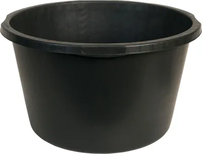 Produktbild von Mörtelkübel 40 l schwarz mit Literskala