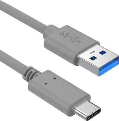Produktbild von Slabo Ladekabel USB Typ C für iPad Pro 11" (3. - 5. Gen. | 2018 - 2021) | iPad Pro 12,9" (3. - 5. Gen. | 2018 - 2021) Datenkabel Verbindungskabel Sync-Kabel - GRAU