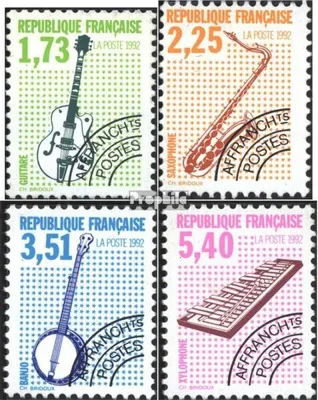 Produktbild von Briefmarken Frankreich 1992 Mi 2920-2923 (kompl.Ausg.) postfrisch Musikinstrumente