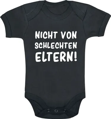 Produktbild von Familie & Freunde Body Uni Nicht von schlechten Eltern - Kids - Nicht von schlechten Eltern schwarz 74/80