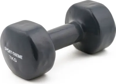 Produktbild von Sport-Thieme Fausthantel "Vinyl", 7 kg, Grau