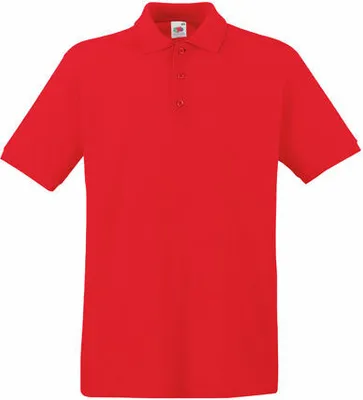 Produktbild von Fruit of the Loom - Premium Polo - Red - M