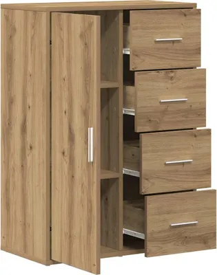 Immagine prodotto di vidaXL Credenza Artisan in rovere 60 x 31 x 84 cm Materiale a base di legno