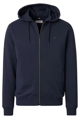 Produktbild von Redmond Übergrößen Kapuzen-Sweatjacke dunkelblau