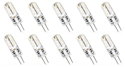 Produktbild von Spectrum G4 LED Stecklampe 1,5W 110lm 6000K Kaltweiß 12V 10 Stück