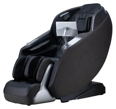 Produktbild von HOME DELUXE Massagesessel ALVINA mit Premium Webstoffpolsterung Schwarz 157 x 76,7 x 116 cm | 4D Massagetechnologie, 24 Massageprogramme, Wärmefunktion