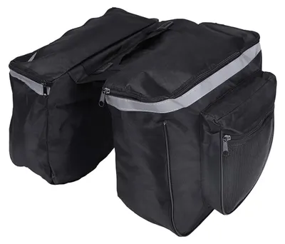 Immagine prodotto di Borsa da bicicletta doppia, capacità 25 litri, impermeabile, con cinghie per il portapacchi