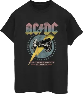 Zdjęcie produktu dla Koszulka damska ACDC – „For Those About To Rock” BI5743 (L) (czarna)