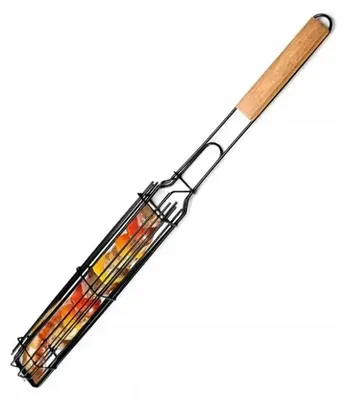 Produktbild von Drehbarer Grillkorb Rost für Campinggrill