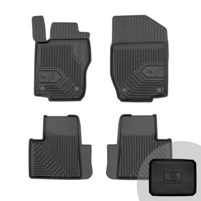 Produktbild von FROGUM No.77 Gummimatten Ganzjahresset von Auto Fußmatten Autofussmatten für Mercedes-Benz GL X164 2006-2012