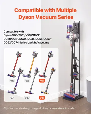 Produktbild von Staubsaugerständer für Dyson Multi-Modelle - Aufbewahrungshalter mit 4 Haken - Optimierte Lagerung und Organisation