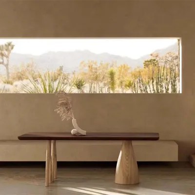 Produktbild von 360Home Massiv Holz Esstisch Langer Tisch 2.0m