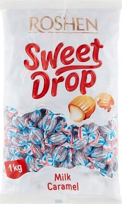 Obrázek produktu pro Roshen Sladké kapky s mléčnou náplní 1 kg