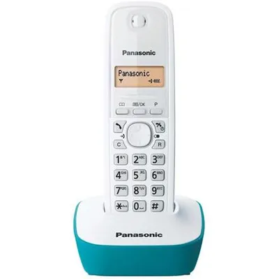 Zdjęcie produktu dla Panasonic | Telefon Bezprzewodowy | Kx-Tg1611Fxc | Wyświetlacz Lcd | Poczta Głosowa | Identyfikacja Dzwoniącego | Przekazywanie Połączeń | Możliwość Połączeń Konferencyjnych | Niebieski | Biały