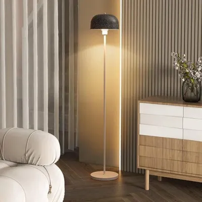Produktbild von Stehlampe, 146 cm, Standleuchte - Fassung E27 - Wohnzimmer - Leselampe - Mit Lampenschirm