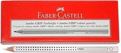 Immagine prodotto di Faber-Castell 110801 Matita colorata Jumbo GRIP libretto e cartoncino bianco