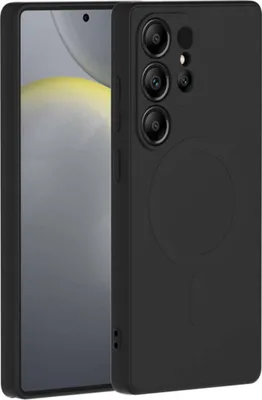 Image de Coque Silicone Magnet Galaxy S25 Ultra Noir