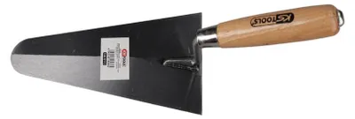 Zdjęcie produktu dla Szpachelka o średnicy około 220 mm z drewnianym uchwytem