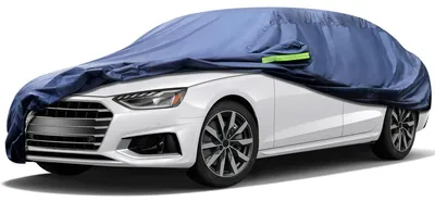 Image de Housse de protection pour voiture, 10 couches, anti-poussière et imperméable, pour Audi A4 de 2010 à 2024, avec sac de rangement