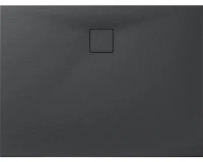 Produktbild von BREUER Duschwanne Mineralguss Modern Line Steinoptik anthrazit 90 x 120 cm