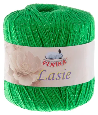 50g Strickgarn Lasie Sommergarn gruen