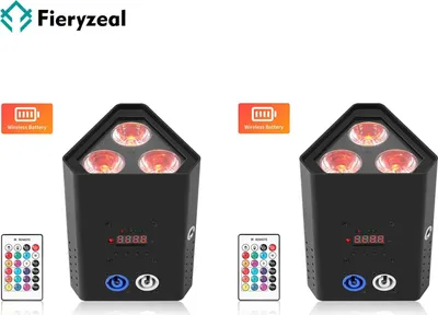 Obrázek produktu pro LED PAR reflektor - 6v1 Par Light - 3x10W RGBWA+UV - DMX 6/8/10CH - 90-240V, EU zástrčka - pro DJ a pódia