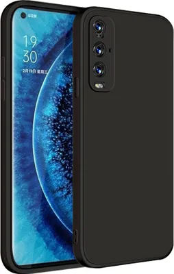 Produktbild von OPPO Find X2 Hülle, LaimTop Slim Liquid Silikon Gel Gummi Schutzhülle für OPPO Find X2 Schwarz