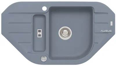 Obrázek produktu pro ALVEUS CZ NIAGARA 60/ 04 STEEL (900x500mm)+ pop- up sifon F