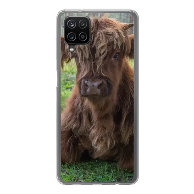 Produktbild von MuchoWow® Handyhülle Schutzhülle Hülle für Samsung Galaxy A12 Schottischer Highlander - Kröte - Tiere Silikon Softcase Handy Hülle - Bild