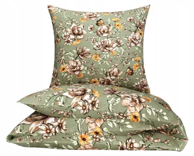 Produktbild von Nyks Baumwollbettwäsche 160x200 Blumen 100% Baumwolle