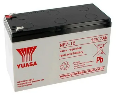 Produktbild von Phasak Yuasa 7ah/12v Battery Usv Weiß One Size / EU Plug 220V Weiß One Size