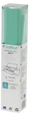 Produktbild von craftcut Premim Vinyl matt- 33 x 244 cm - Aqua Green