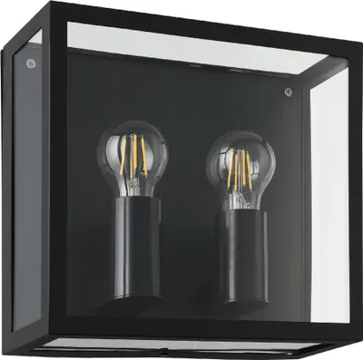 Image de Eglo 900698 ALAMONTE 1 E27 Applique extérieure/plafonnier Noir IP44