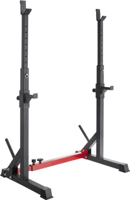 Produktbild von tectake® Squat Rack Apollo multifunktional bodenschonende Kunststoffkappen, inklusive 2 Aufnahmen für Hantelscheiben