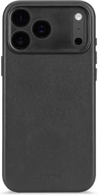 Immagine prodotto di Custodia MagSafe per Apple iPhone 17 Pro Max - Cover posteriore Decoded in vera pelle - Nero