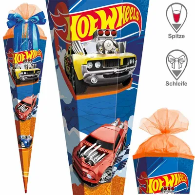 Produktbild von Roth Schultüte 85 cm Exklusiv Set, Motiv / Ausführung:Hot Wheels