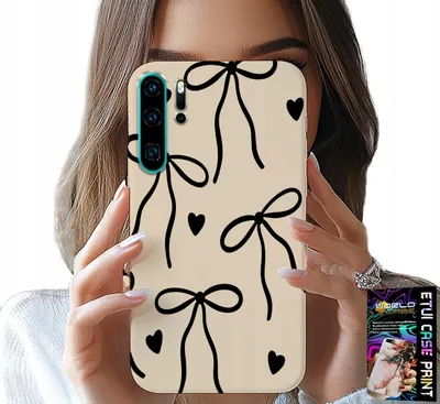 Obrázek produktu pro Pouzdro Pro Huawei P30 Pro - Béžová Mašle S Módním Vzorem