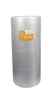 Image de Film à bulles d'air largeur 1200mm longueur 100m 2 couches gris TRANSPAK