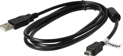 Produktbild von vhbw USB-Kabel kompatibel mit Olympus FE-Serie FE-330, FE-4010, FE-130, FE-140, FE-120, FE-200, FE-310, FE-320 Kamera, Camcorder - Datenkabel, 14,3 cm