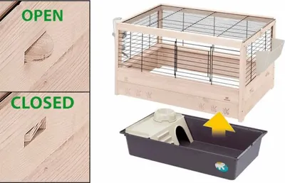 Obrázek produktu pro Ferplast Králičí klec Arena 100 100 x 62,5 x 51 cm 57089517, 419437 Ferplast HangarStore.cz