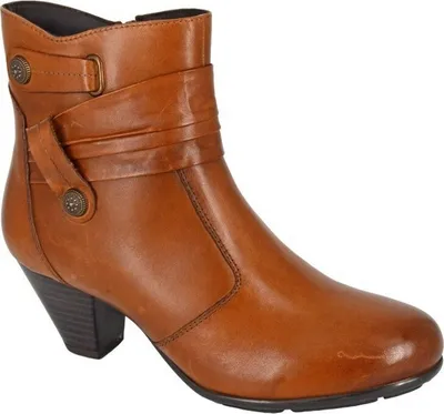 Immagine prodotto di Cipriata - Stivaletti donna "Claretta", pelle DF2445 (38 EU) (Marrone chiaro)