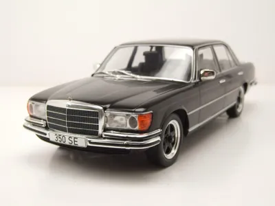 Produktbild von MCG 18551 Mercedes S-Klasse W116 1972 schwarz 1:18