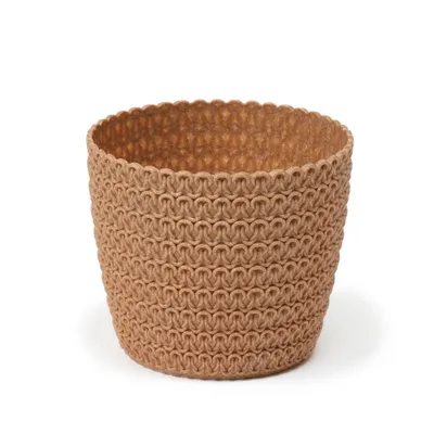 Obrázek produktu pro LAMELA spolka z organiczona odpowiedzi. Obal na květináč MAGNOLIA ECO - jersey natur Ø 26 cm 24 cm
