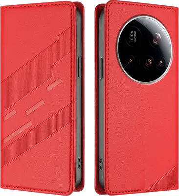 Image de Etui pour Xiaomi 15 Ultra, étui portefeuille en cuirPolyuréthaneavec fente pour carte et fonction stand Rot